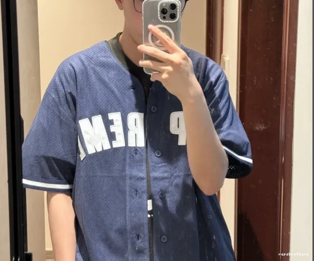 short BASEBALL ULTRASUDE baseball MESH mesh JERSEY suede sleeved 24SS 0729